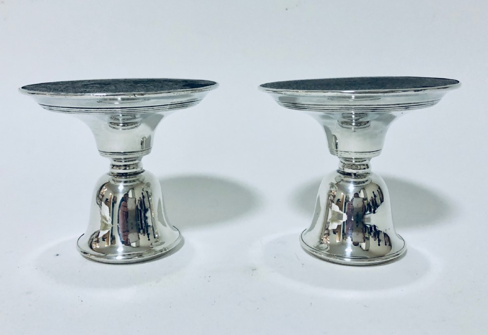 Pair of Edwardian Solid Silver Candlesticks View IX