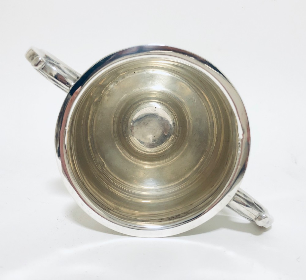 Large Antique Solid Silver Twin Handled Trophy Cup View XI