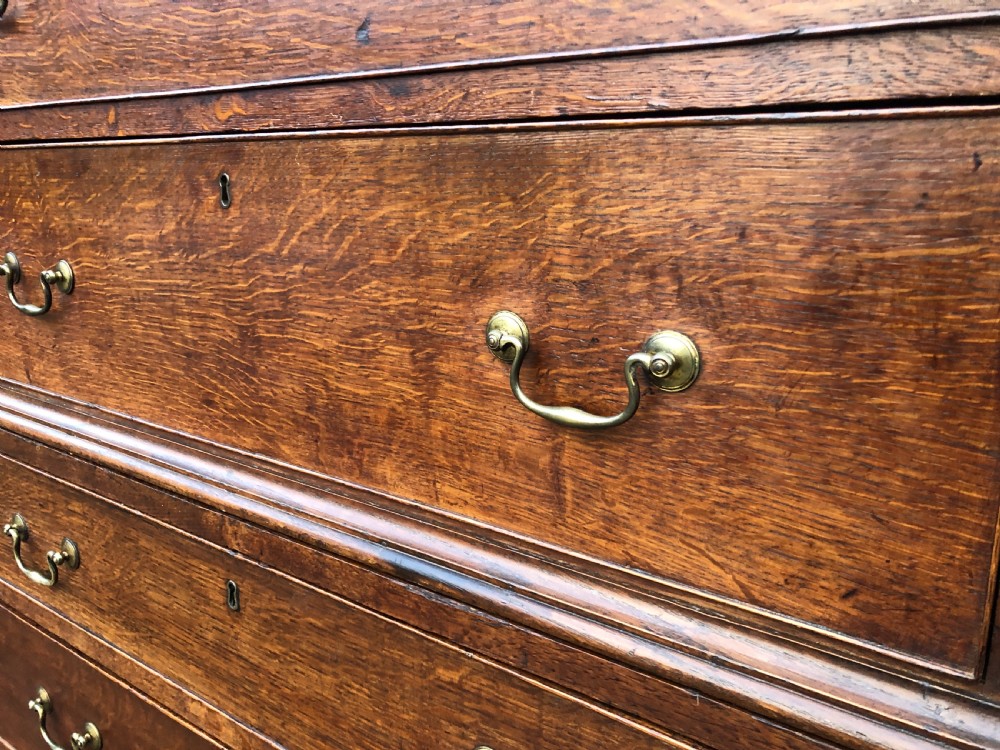 Georgian Oak Chest on Chest View XIV