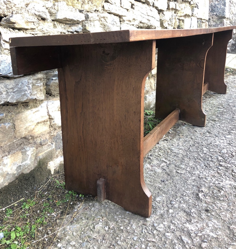 Large Antique 6ft Fruitwood Bench View VI