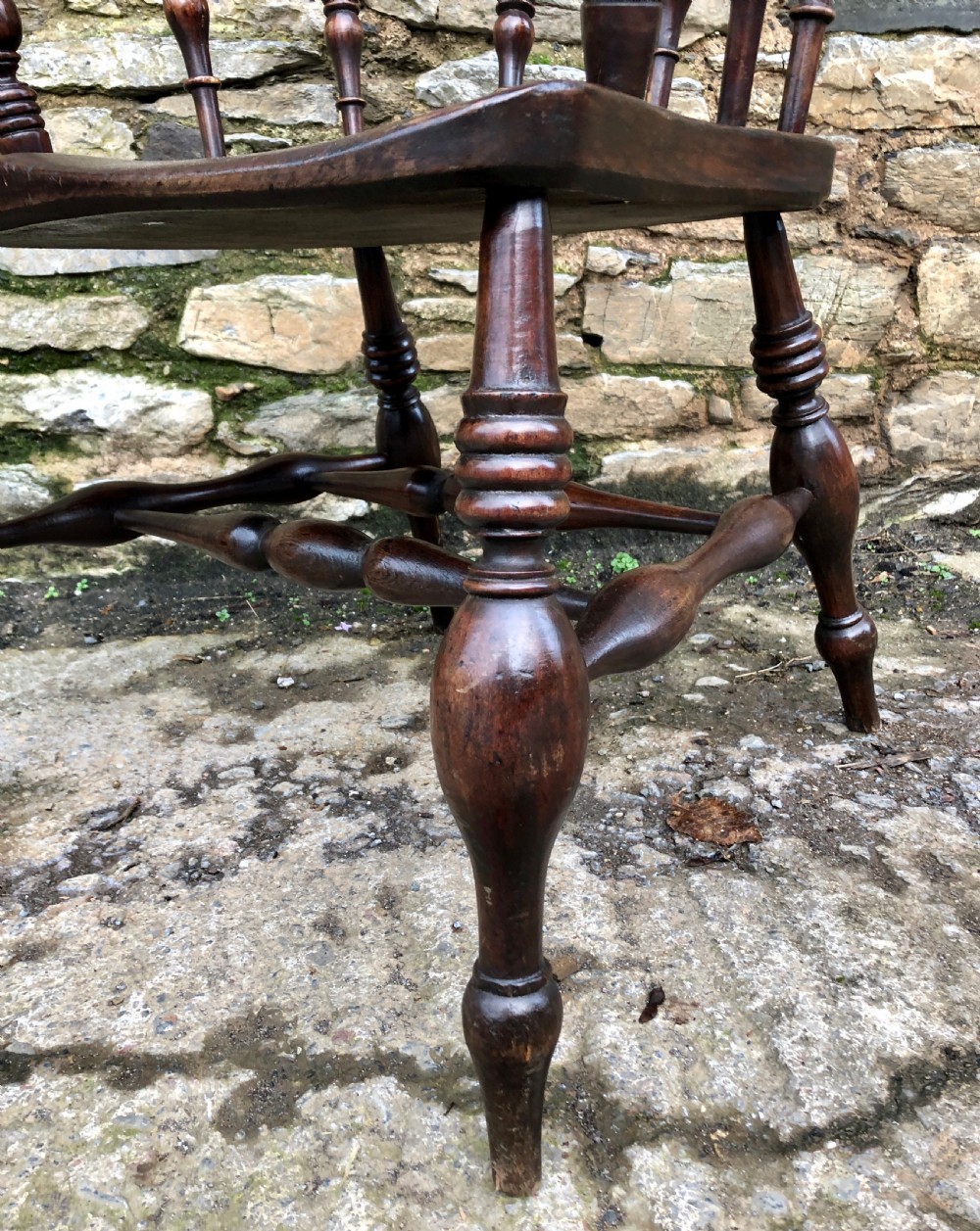 Antique Smokers Bow Armchair View V