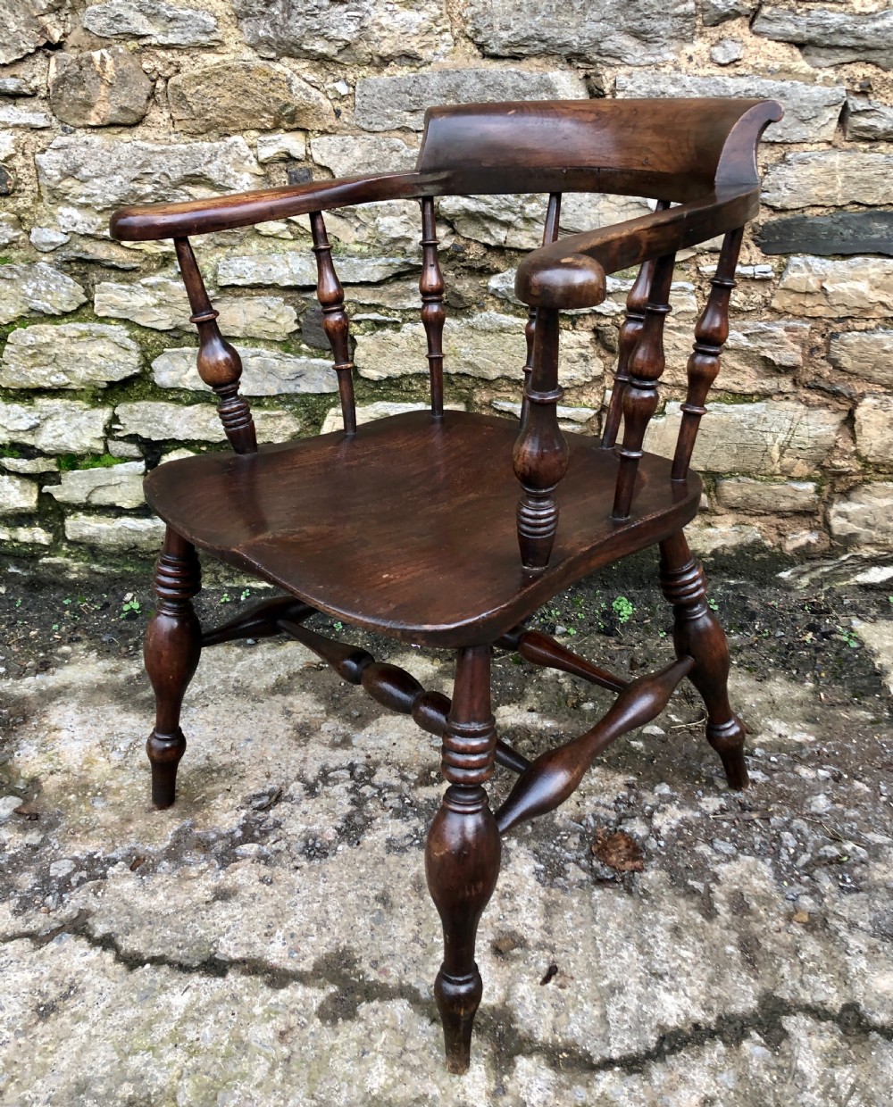 Antique Smokers Bow Armchair View VI