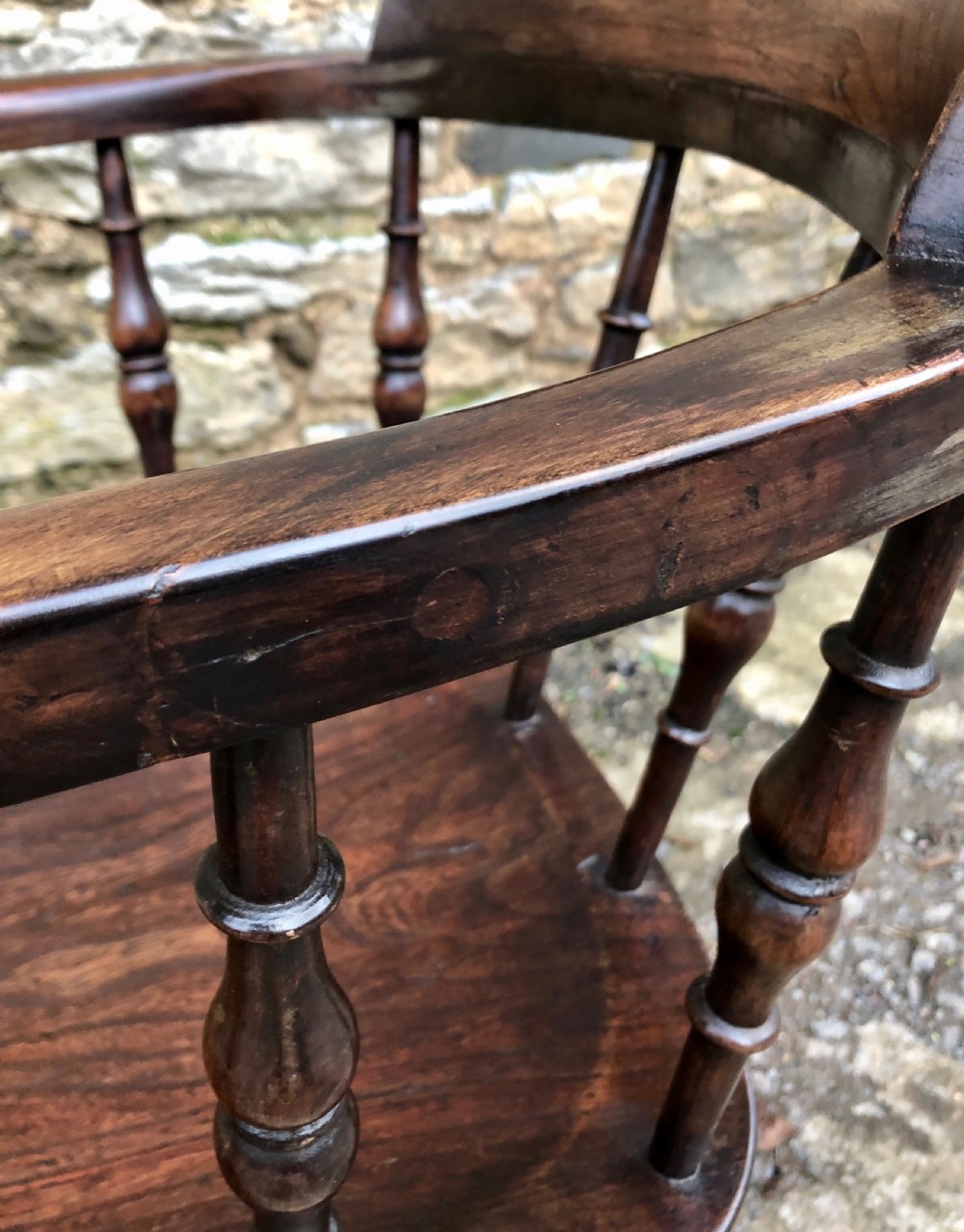 Antique Smokers Bow Armchair View VIII