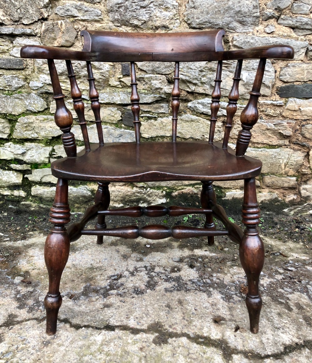 Antique Smokers Bow Armchair View XV