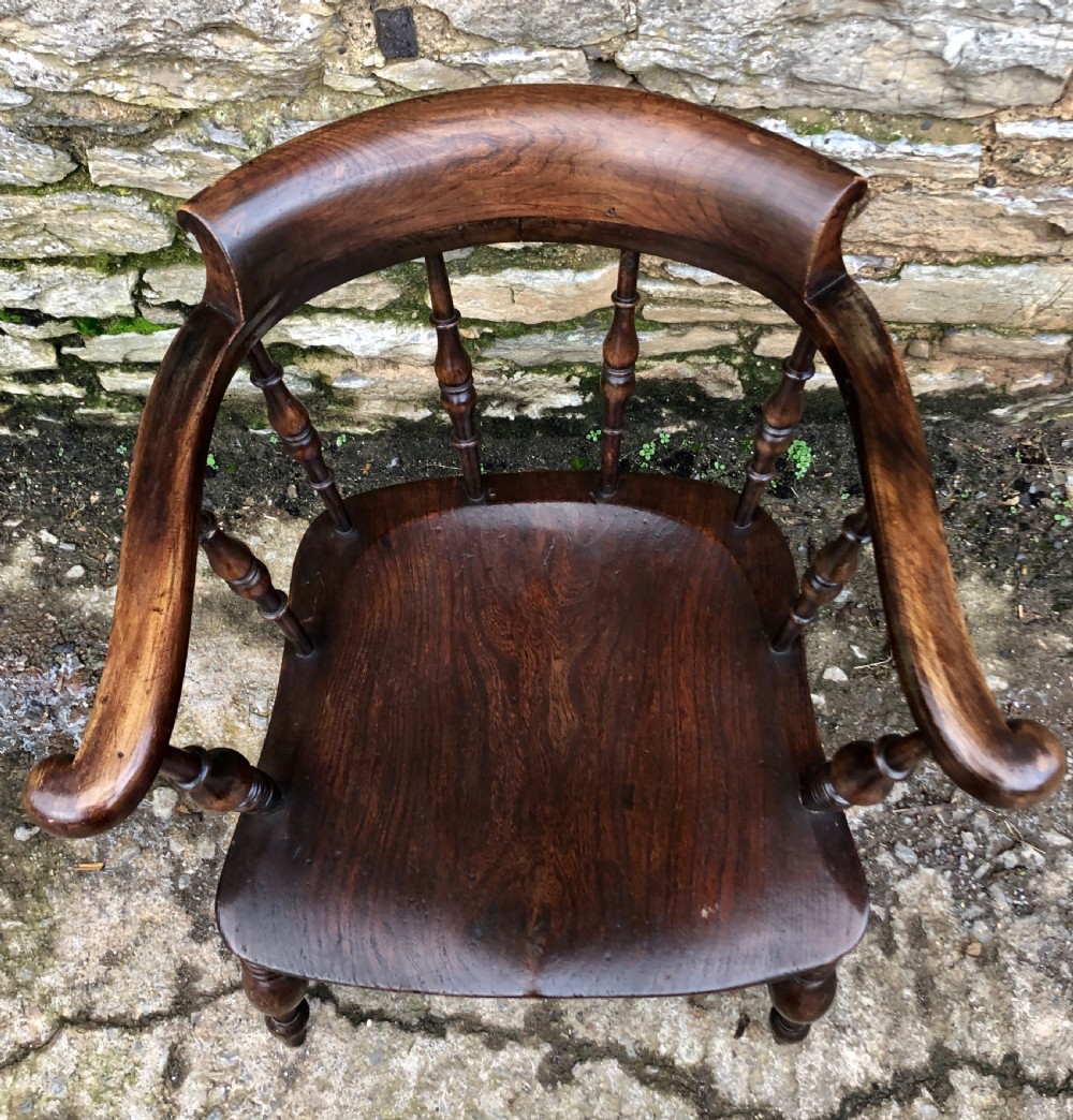Antique Smokers Bow Armchair View XVII