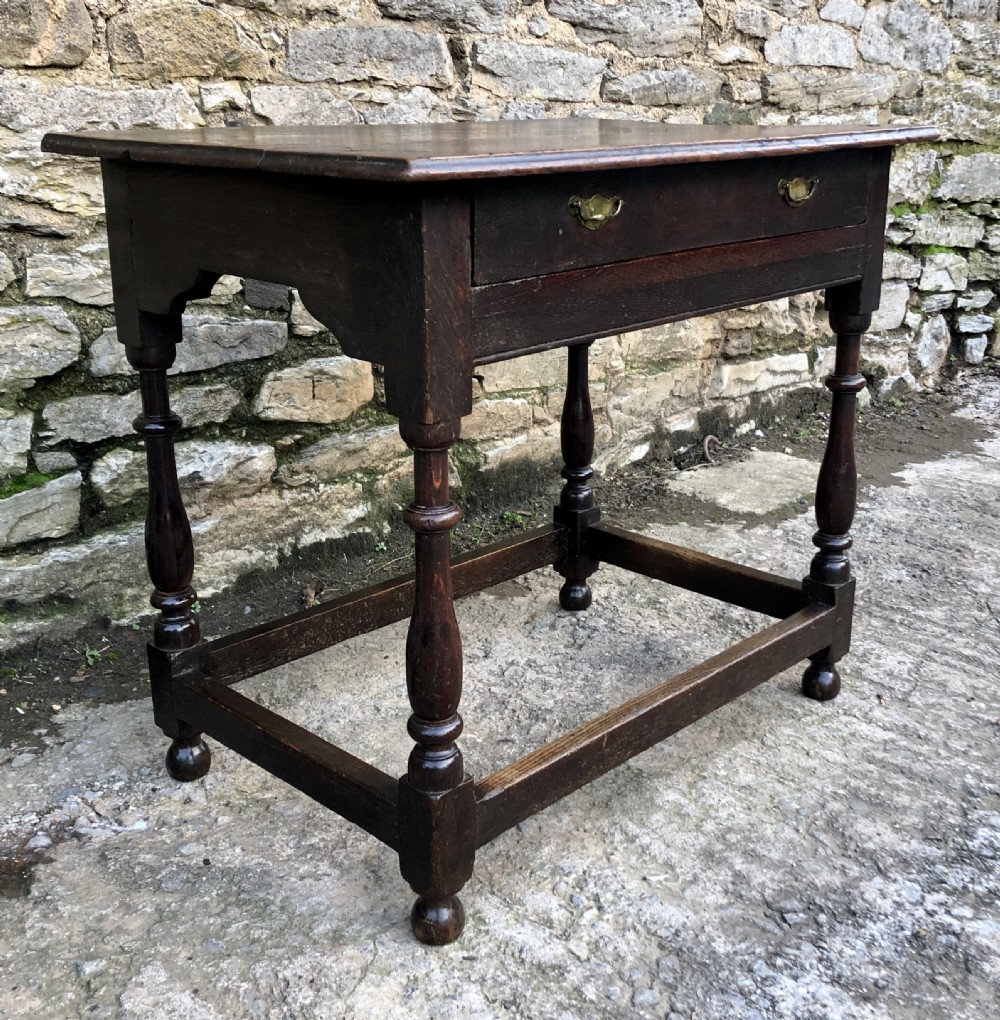 18th Century Oak Side Table  View IV