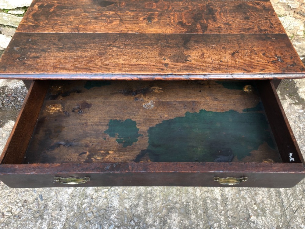 18th Century Oak Side Table  View X