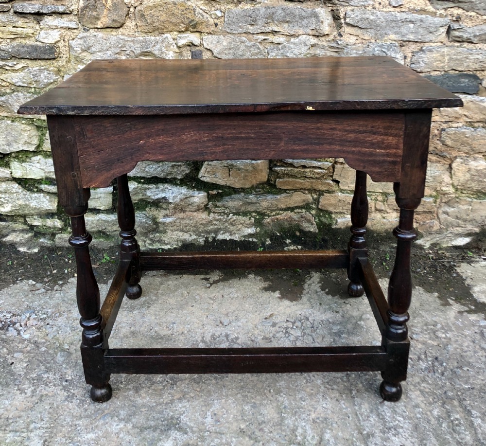 18th Century Oak Side Table  View XII