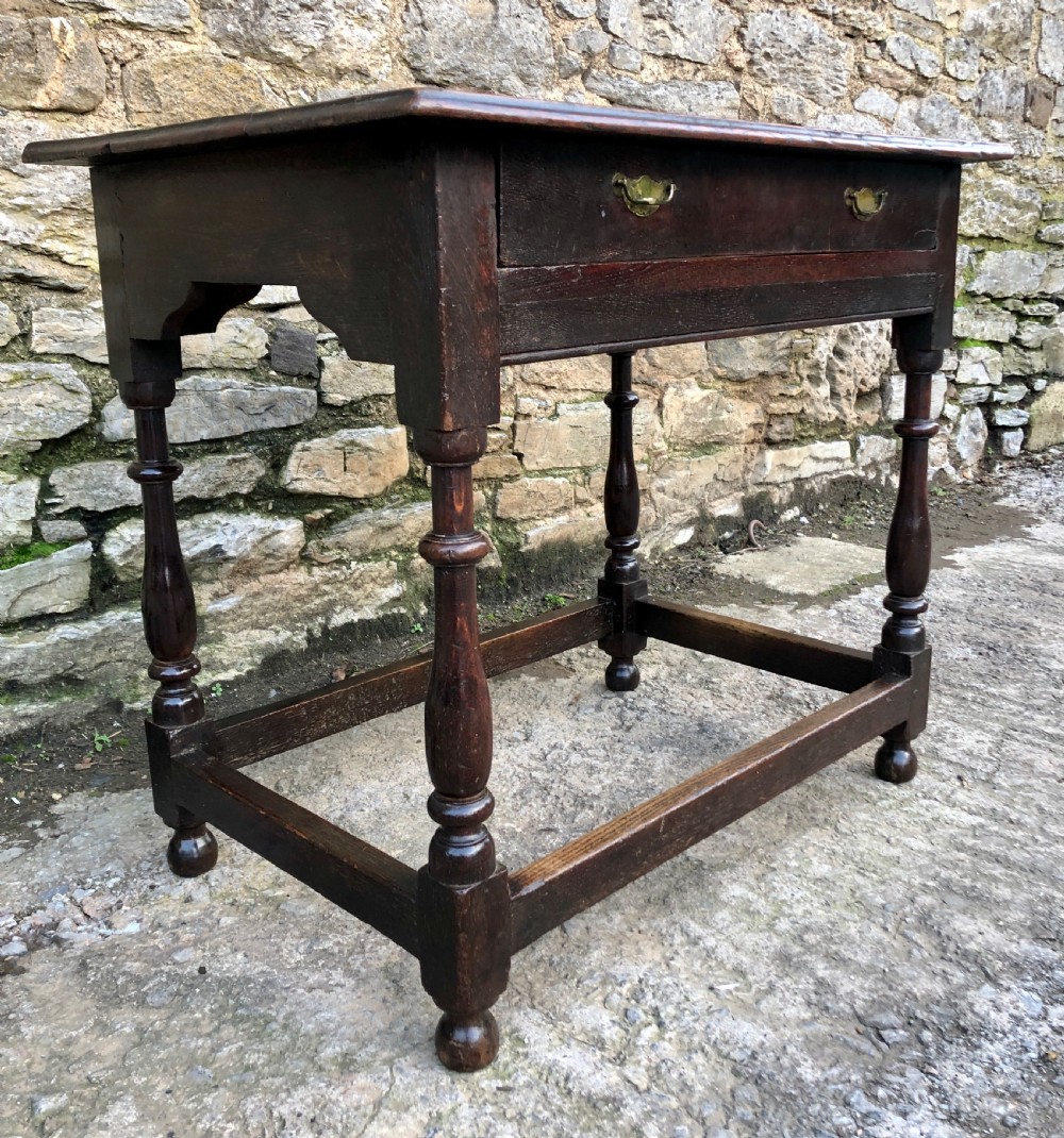 18th Century Oak Side Table  View XV