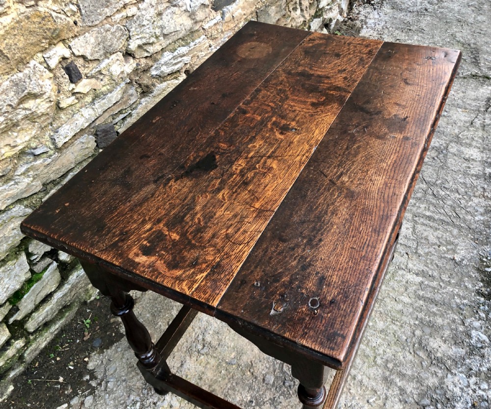 18th Century Oak Side Table  View XVI
