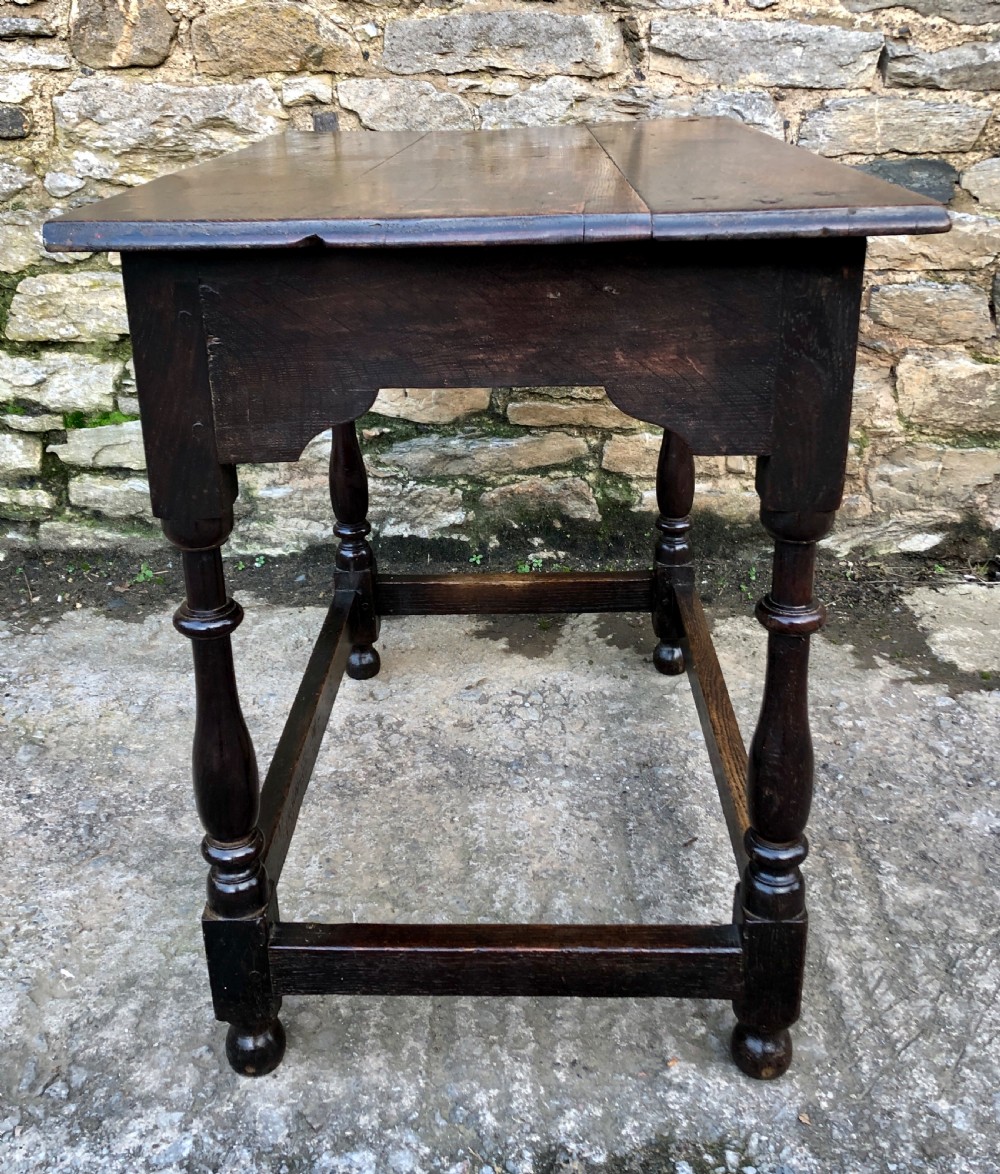 18th Century Oak Side Table  View XVIII