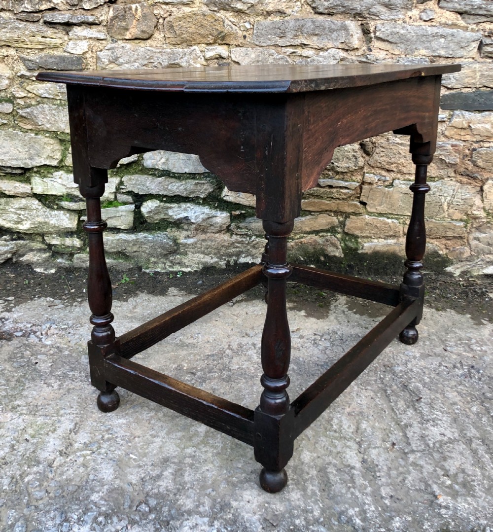18th Century Oak Side Table  View XIX
