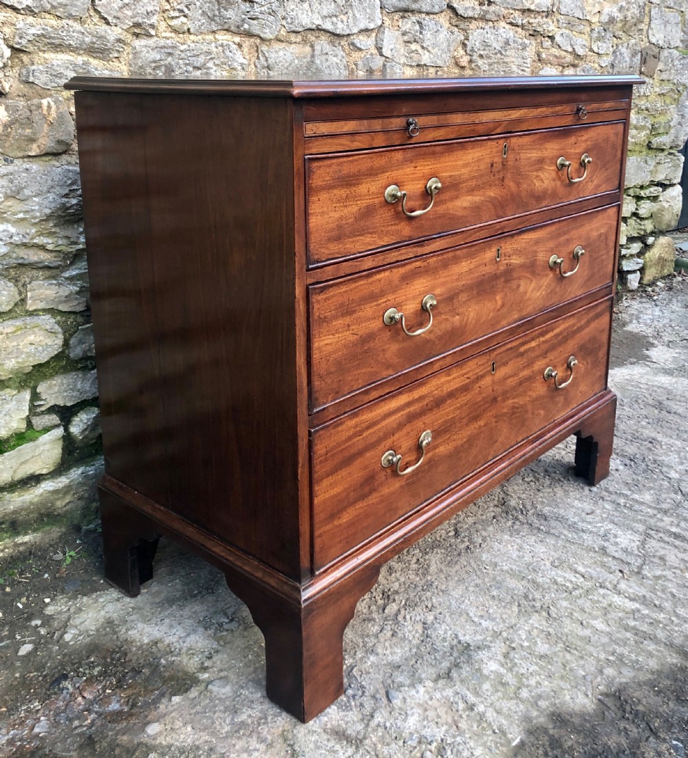 Georgian Mahogany Bachelors Chest of Drawers View IV