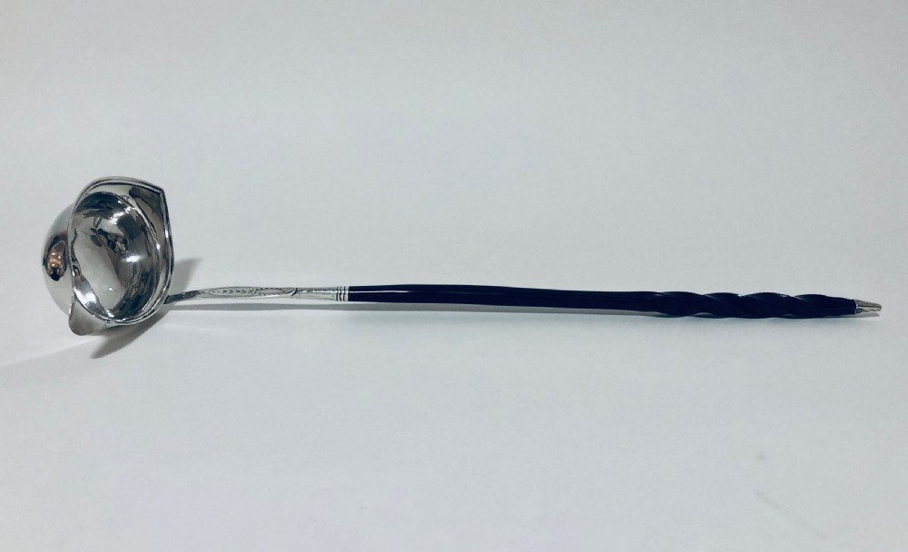 Georgian Solid Silver Toddy Ladle View III