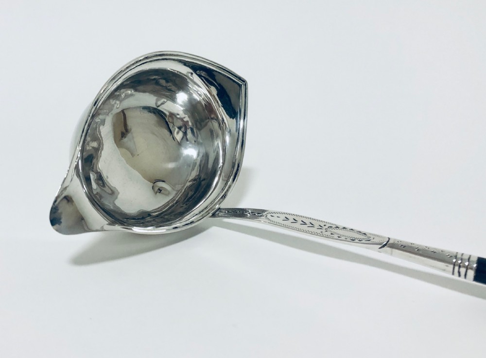 Georgian Solid Silver Toddy Ladle View X