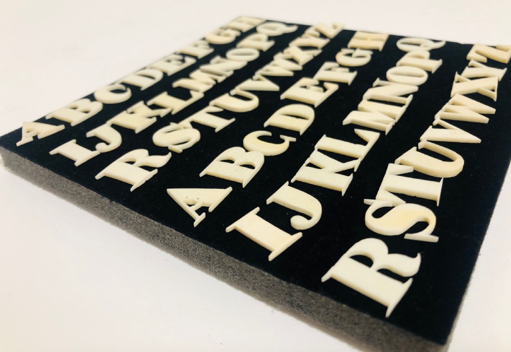 Complete Set of Bone Prisoner of War Spelling Alphabet Letters View IV