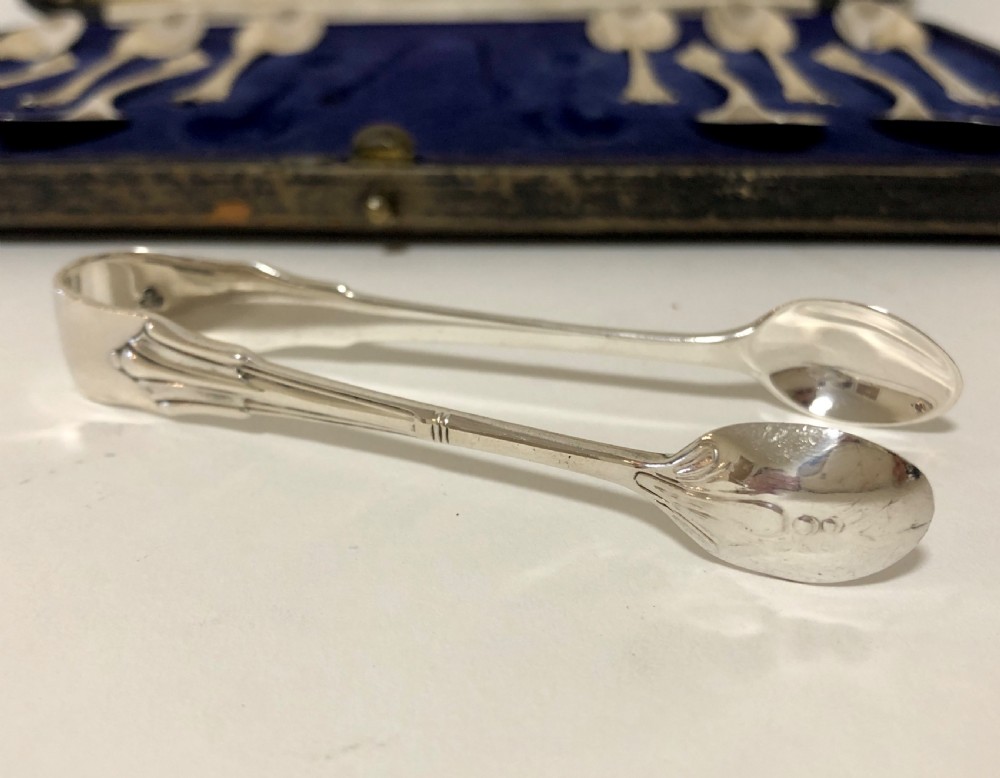 Set of Art Deco Solid Silver Teaspoons by Harrods View VIII