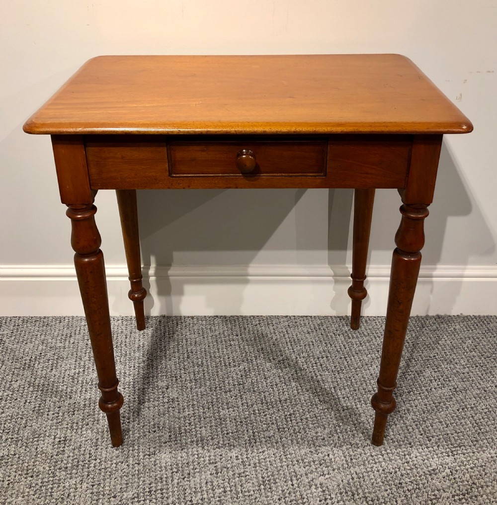 Small Antique Victorian Mahogany Side Table 