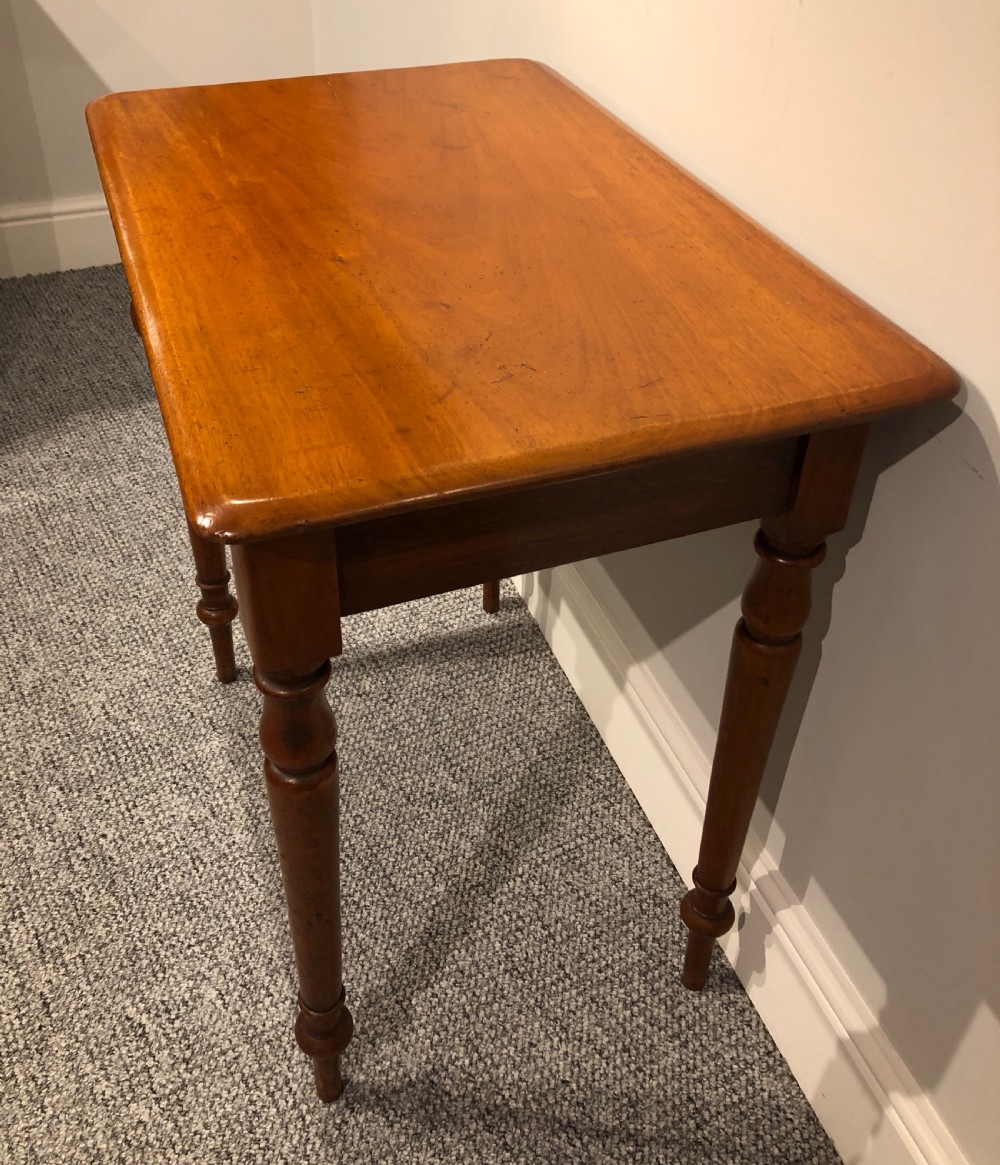 Small Antique Victorian Mahogany Side Table  View III