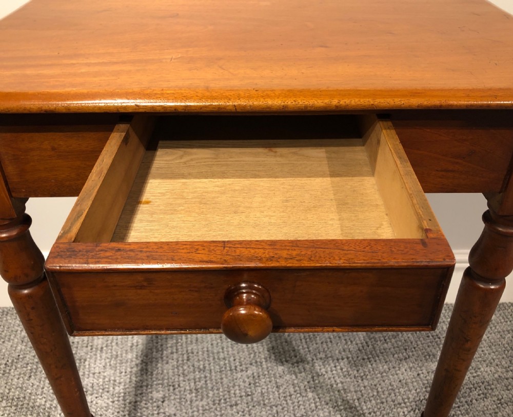 Small Antique Victorian Mahogany Side Table  View IV