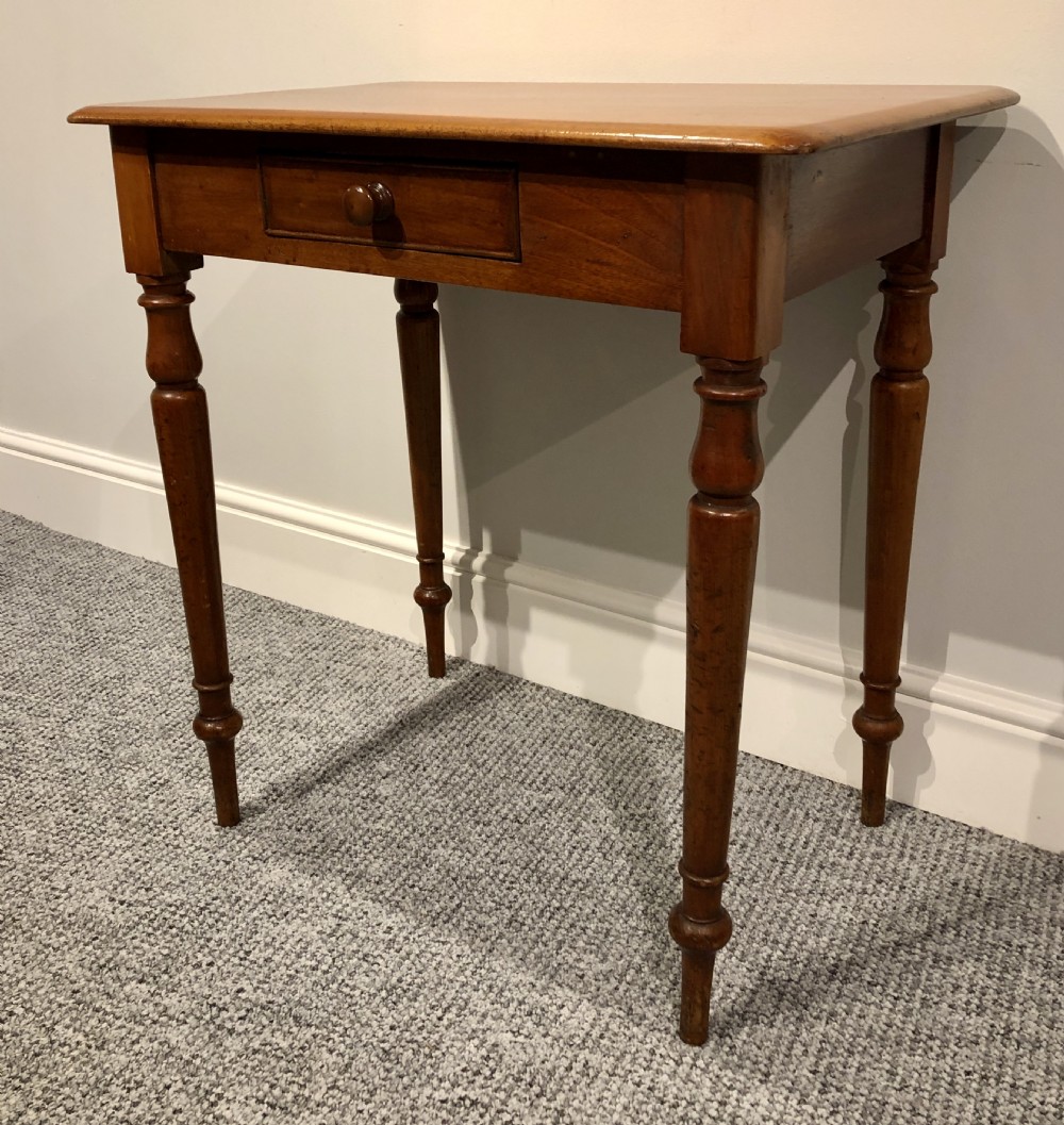 Small Antique Victorian Mahogany Side Table  View VI