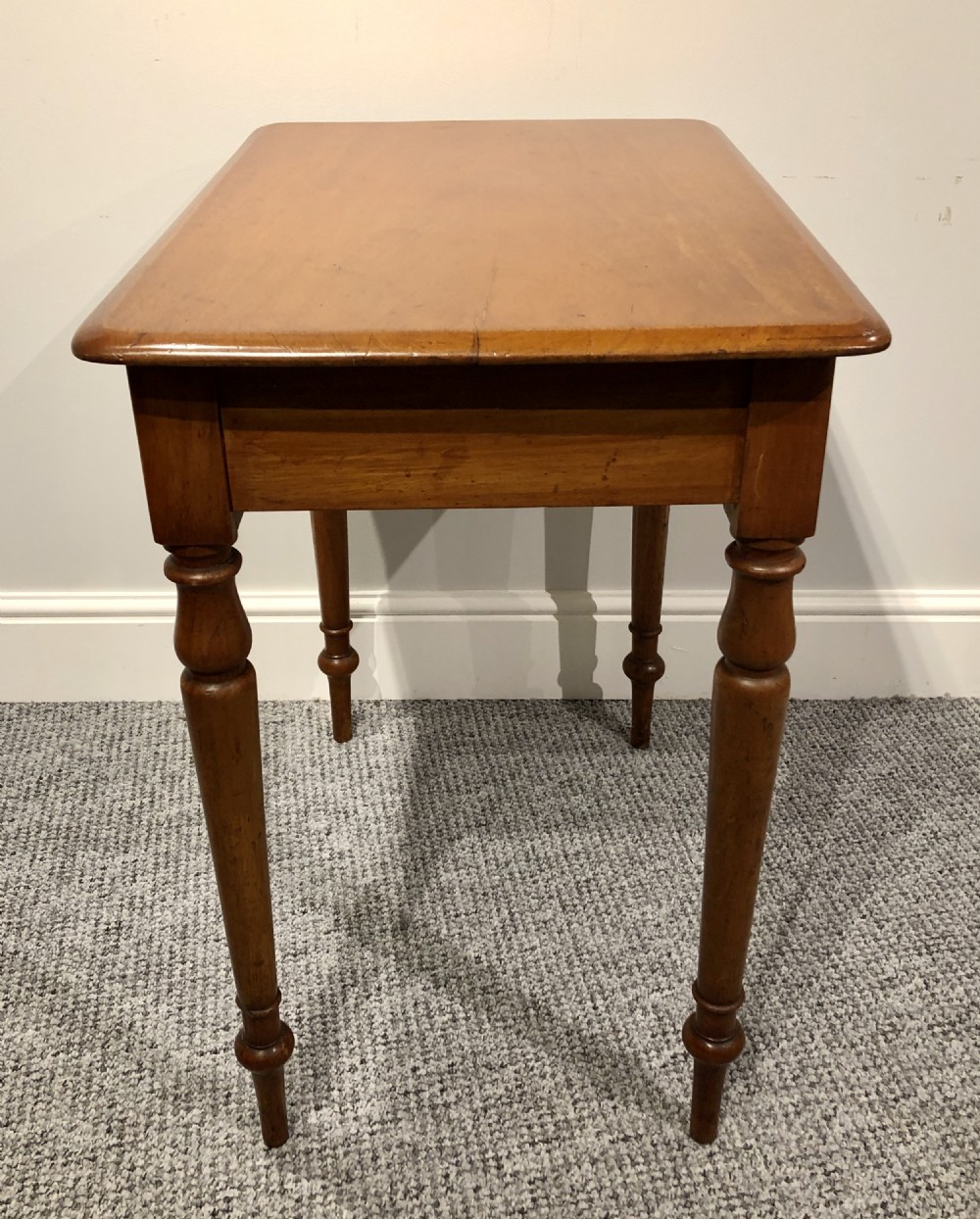 Small Antique Victorian Mahogany Side Table  View X