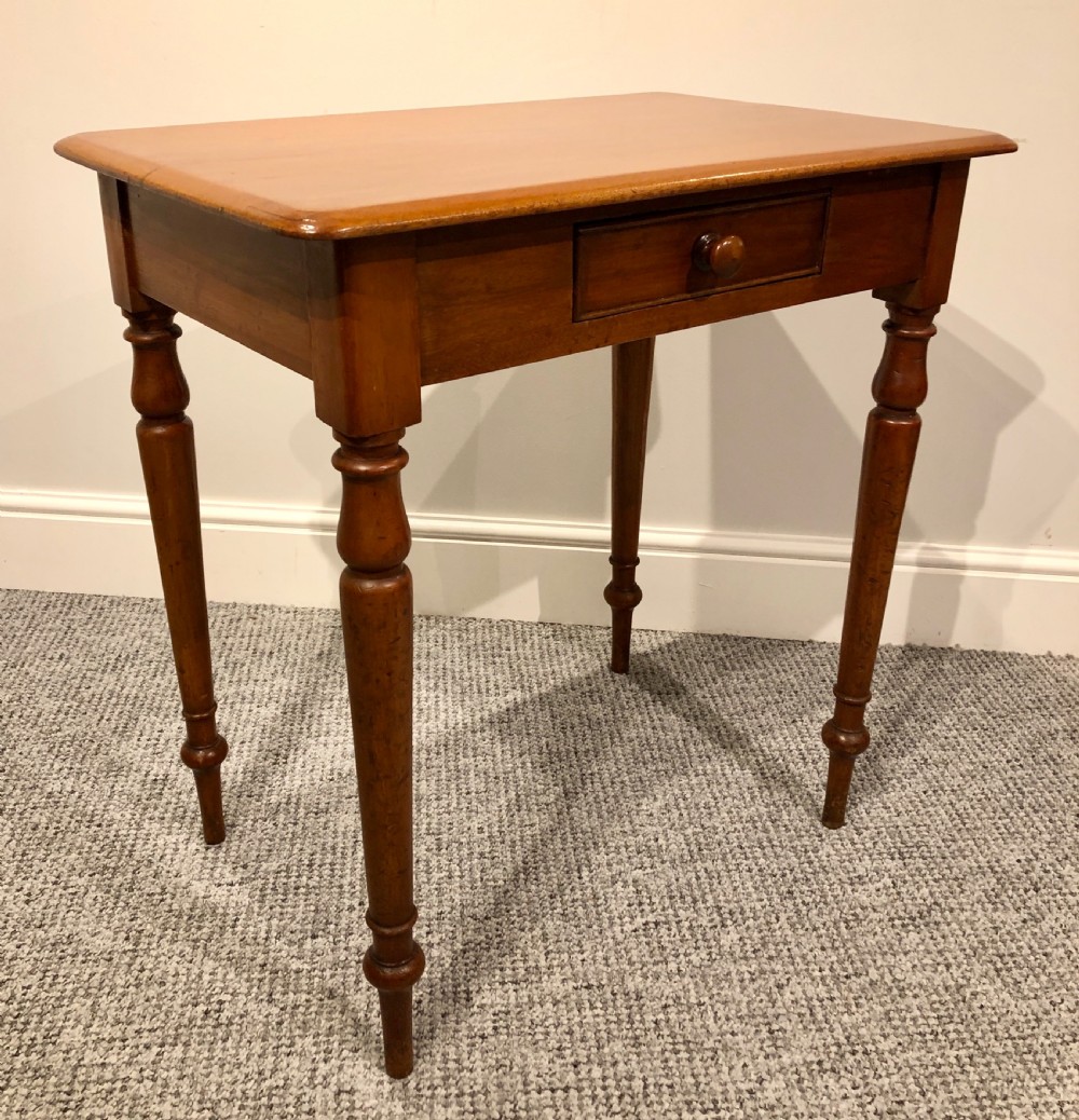 Small Antique Victorian Mahogany Side Table  View XI