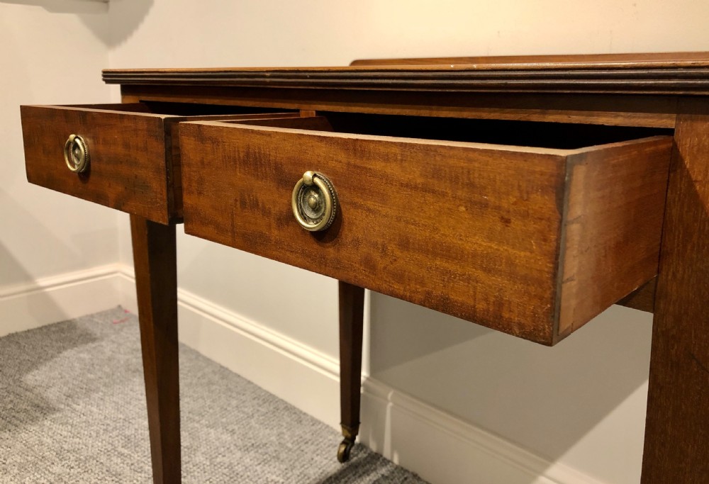 Antique Mahogany Side Table by Edwards & Roberts View VI