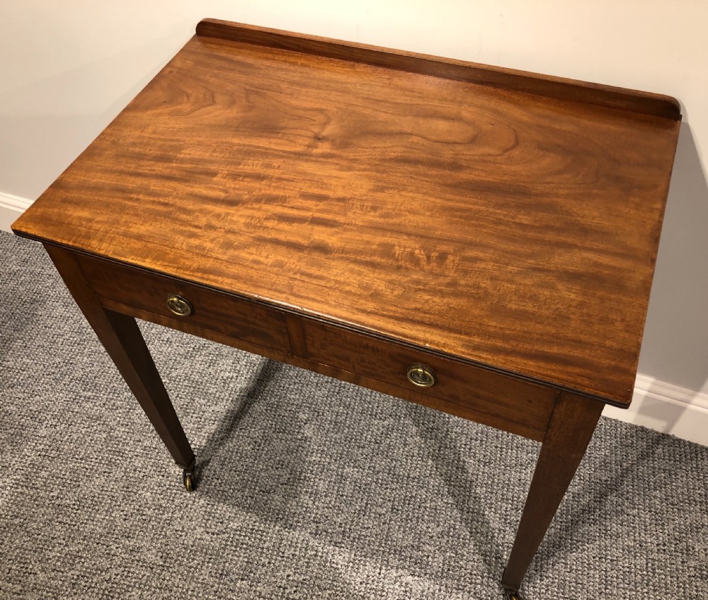 Antique Mahogany Side Table by Edwards & Roberts View VII
