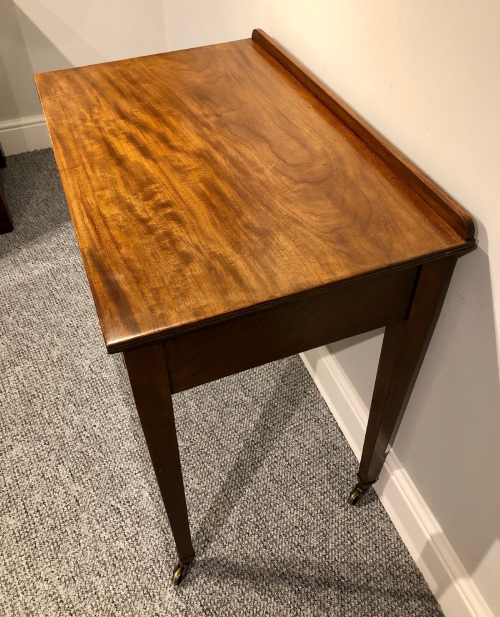 Antique Mahogany Side Table by Edwards & Roberts View IX