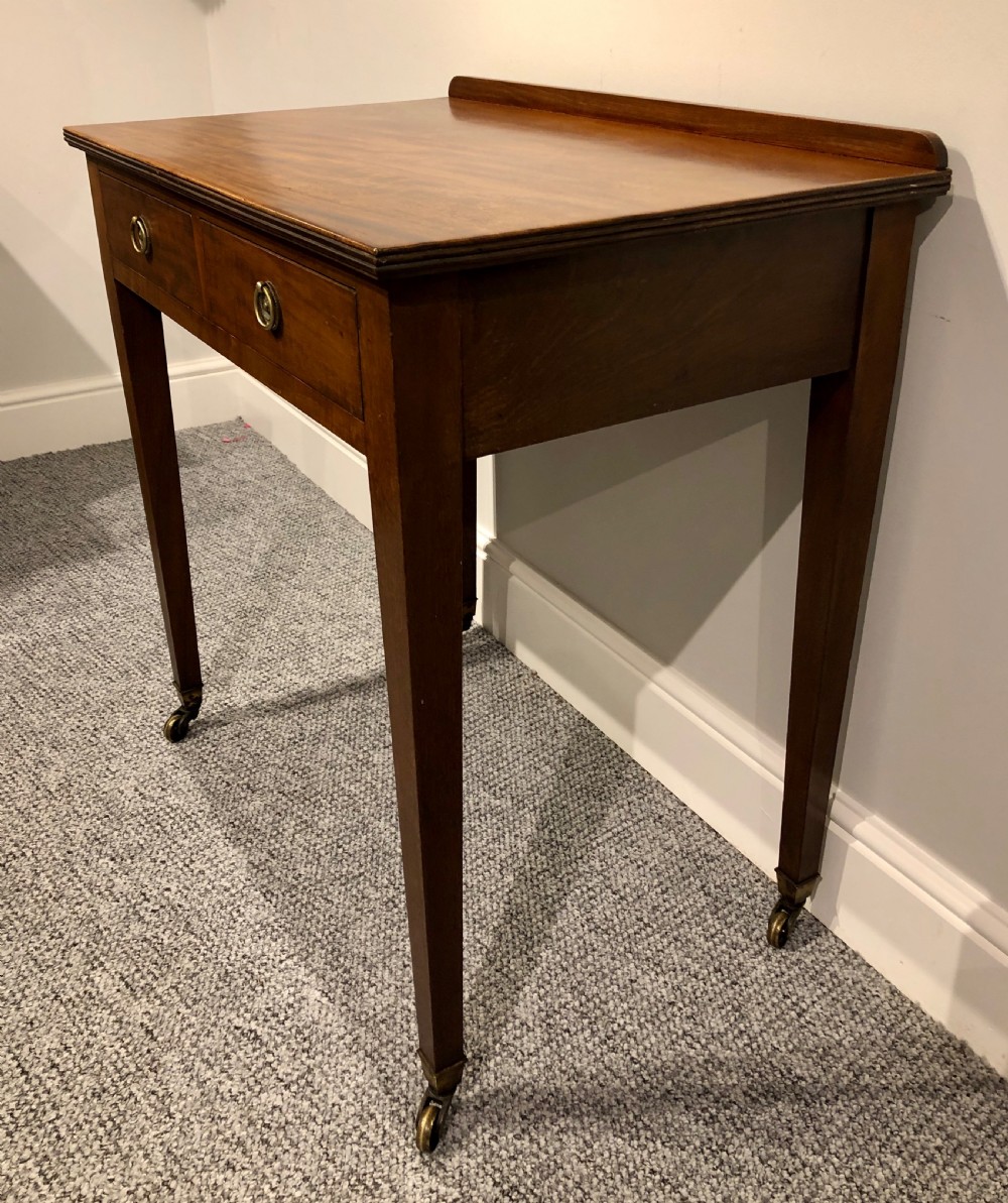 Antique Mahogany Side Table by Edwards & Roberts View XI
