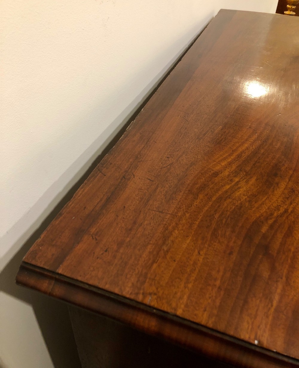 Tall Antique Georgian Mahogany Chest of Drawers View XVI