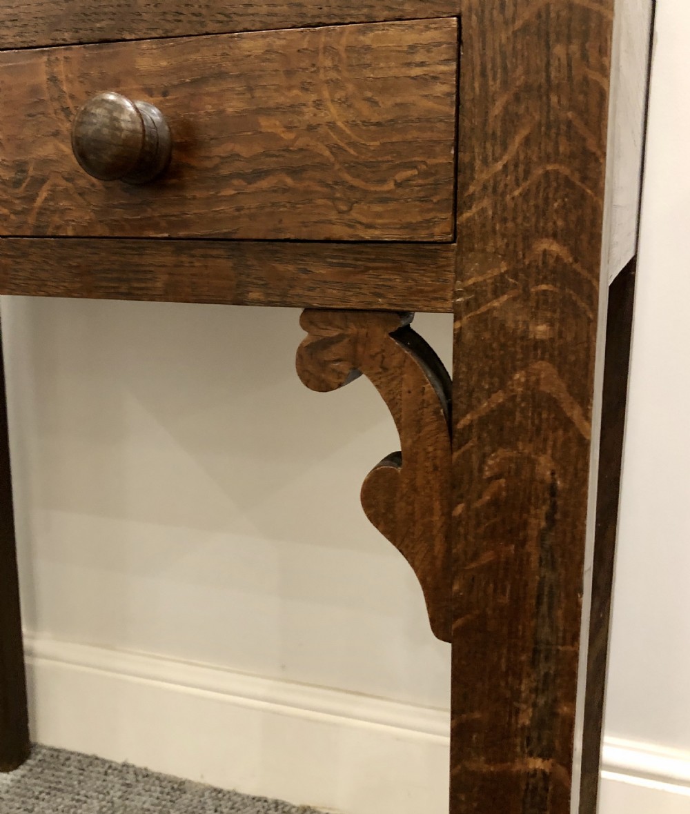 Antique Oak Bureau Clerks Desk View VI