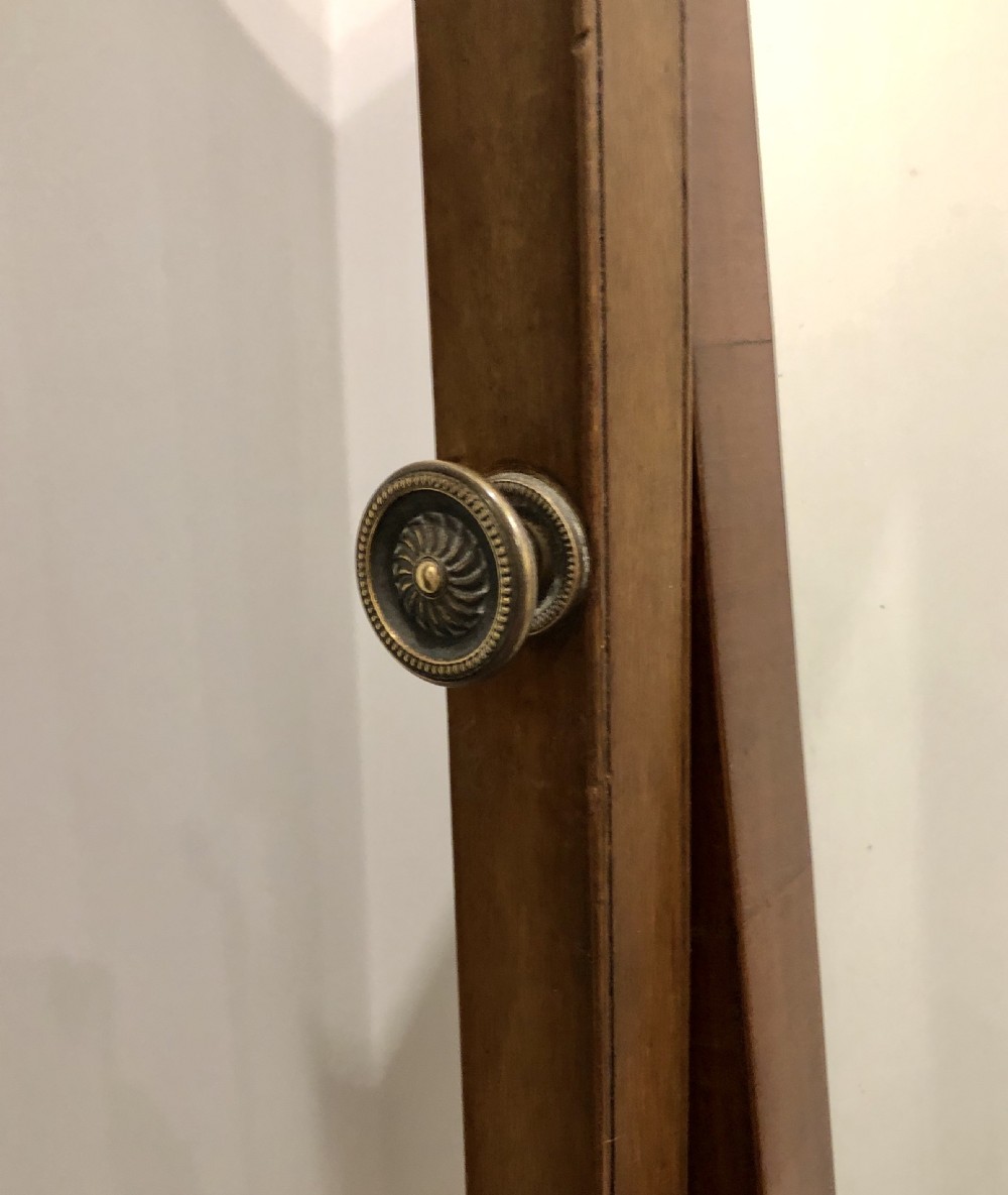 Antique Edwardian Cheval Mirror View VI