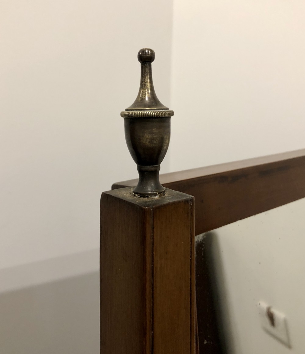 Antique Edwardian Cheval Mirror View VII