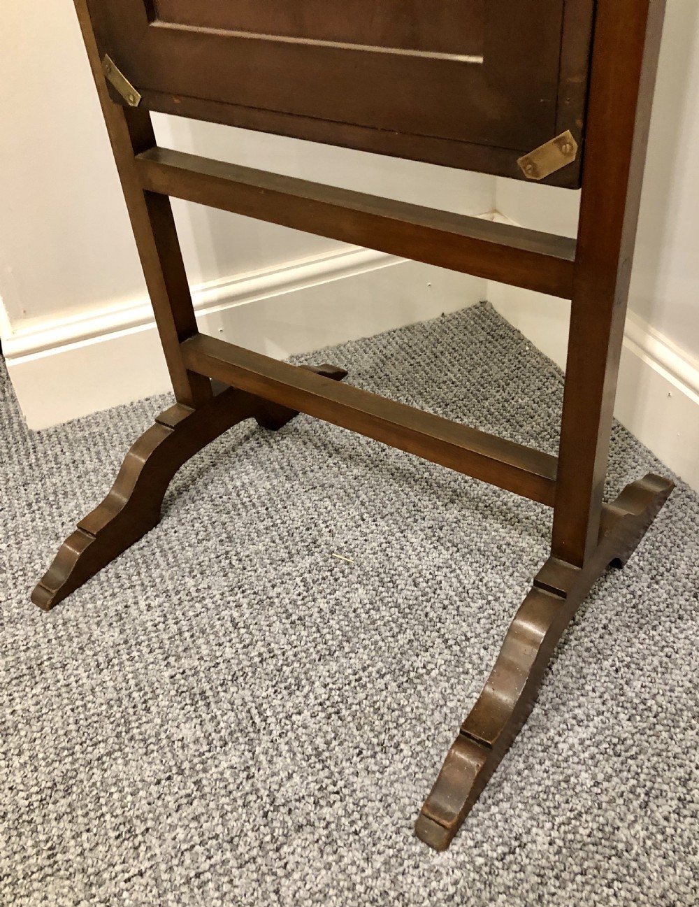 Antique Edwardian Cheval Mirror View XII