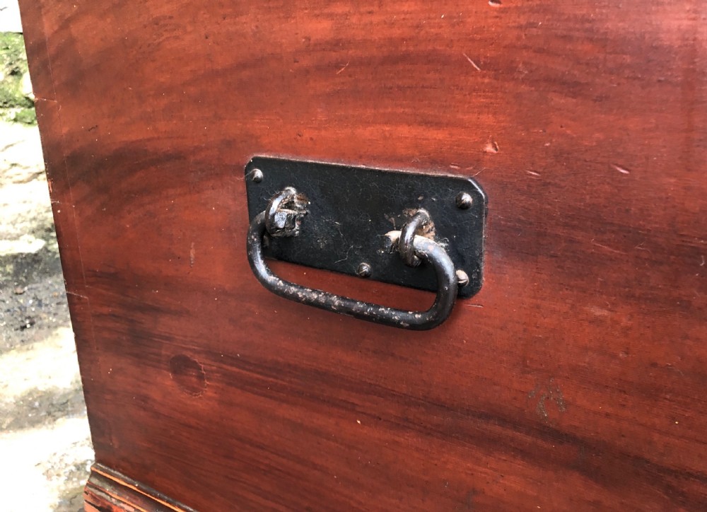 Antique Stained Pine Blanket Box View VI