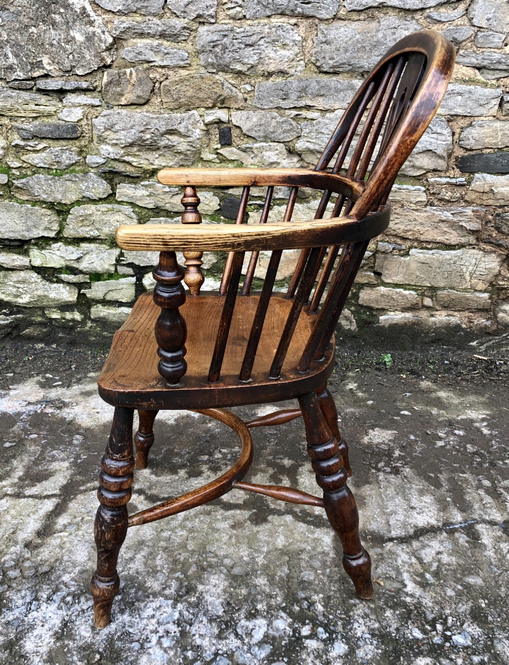 Antique Low Back Windsor Chair  View II