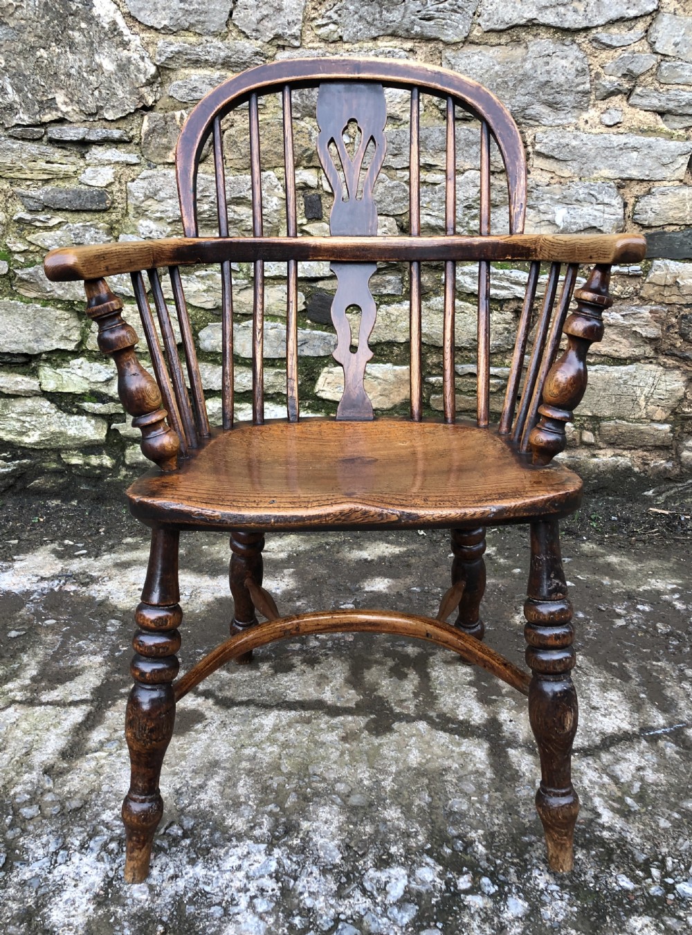 Antique Low Back Windsor Chair  View IV
