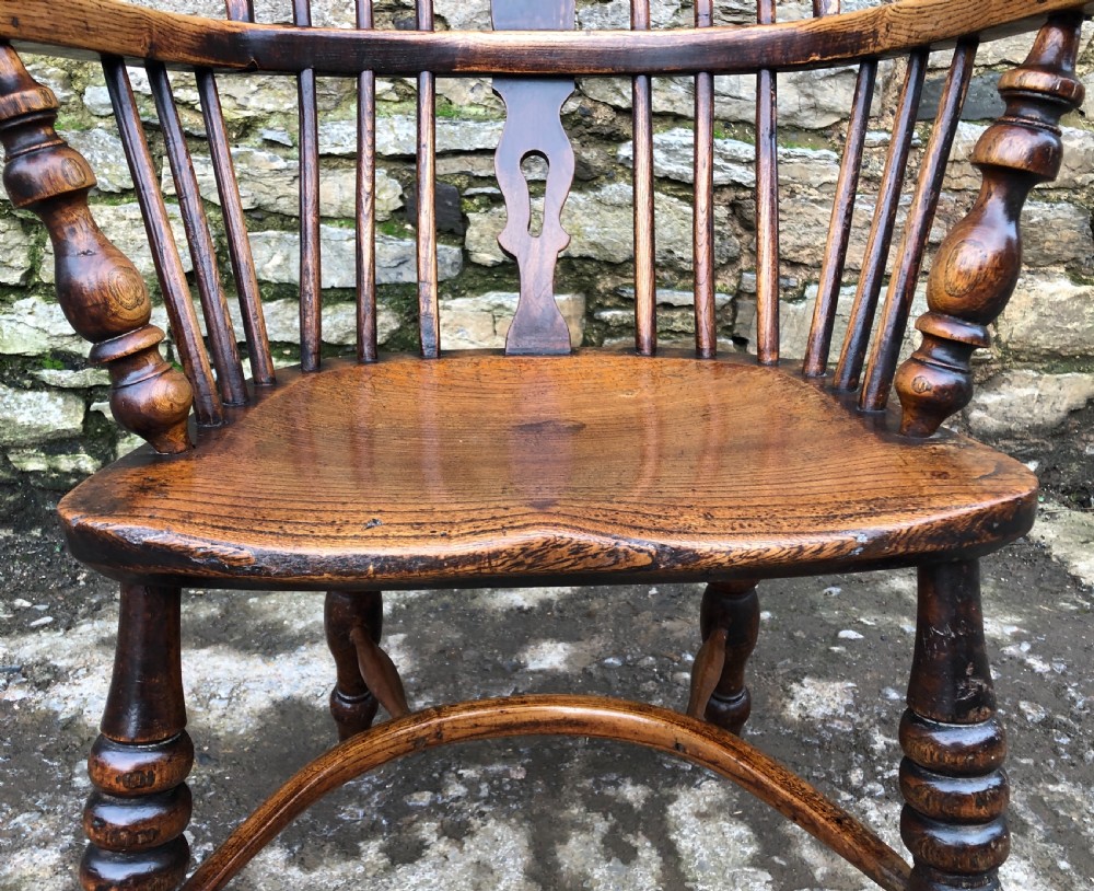 Antique Low Back Windsor Chair  View XI