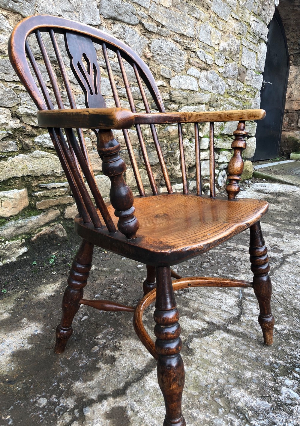 Antique Low Back Windsor Chair  View XIII