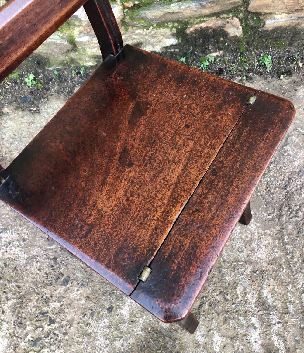 Antique Victorian Mahogany Metamorphic Library Step Chair View IV