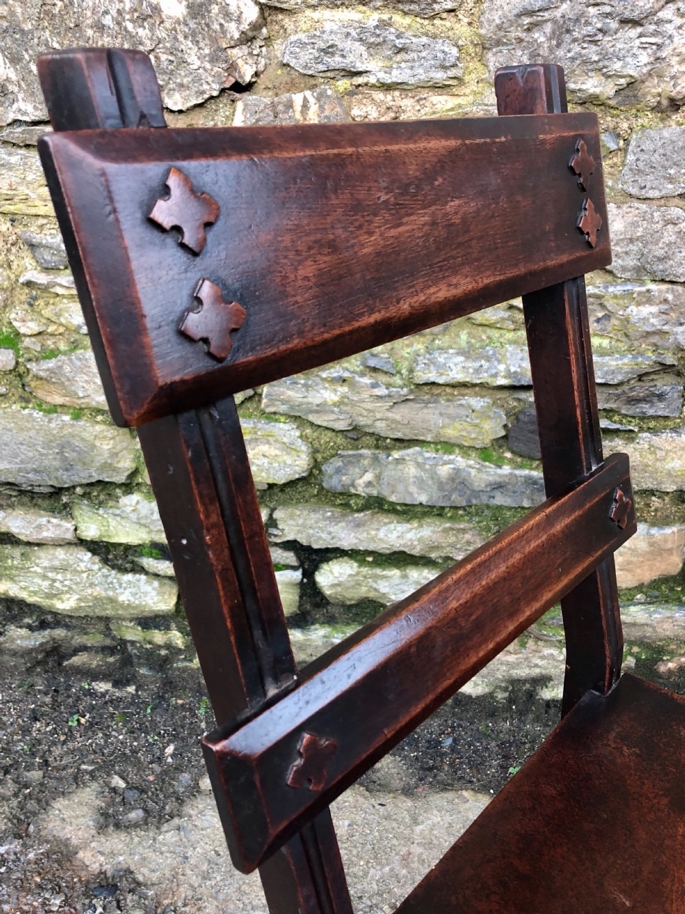 Antique Victorian Mahogany Metamorphic Library Step Chair View V