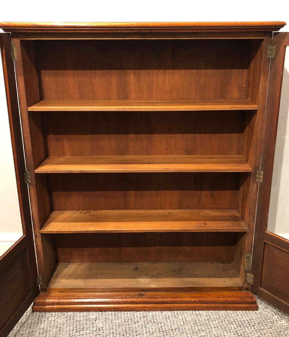 Narrow Antique Mahogany Display Cabinet View IV