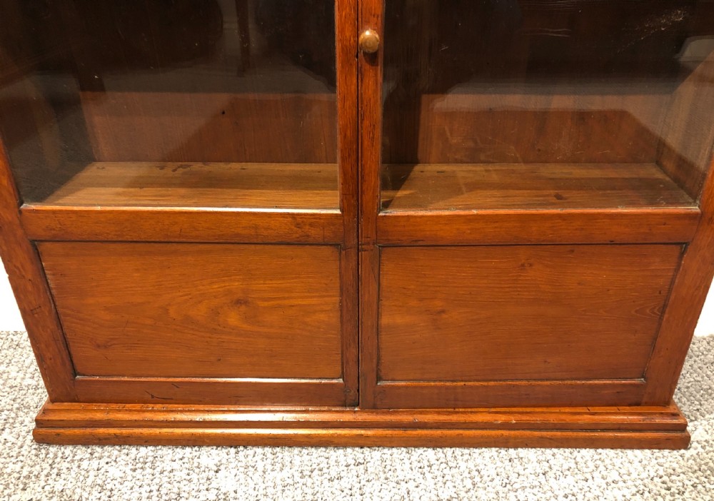 Narrow Antique Mahogany Display Cabinet View IX