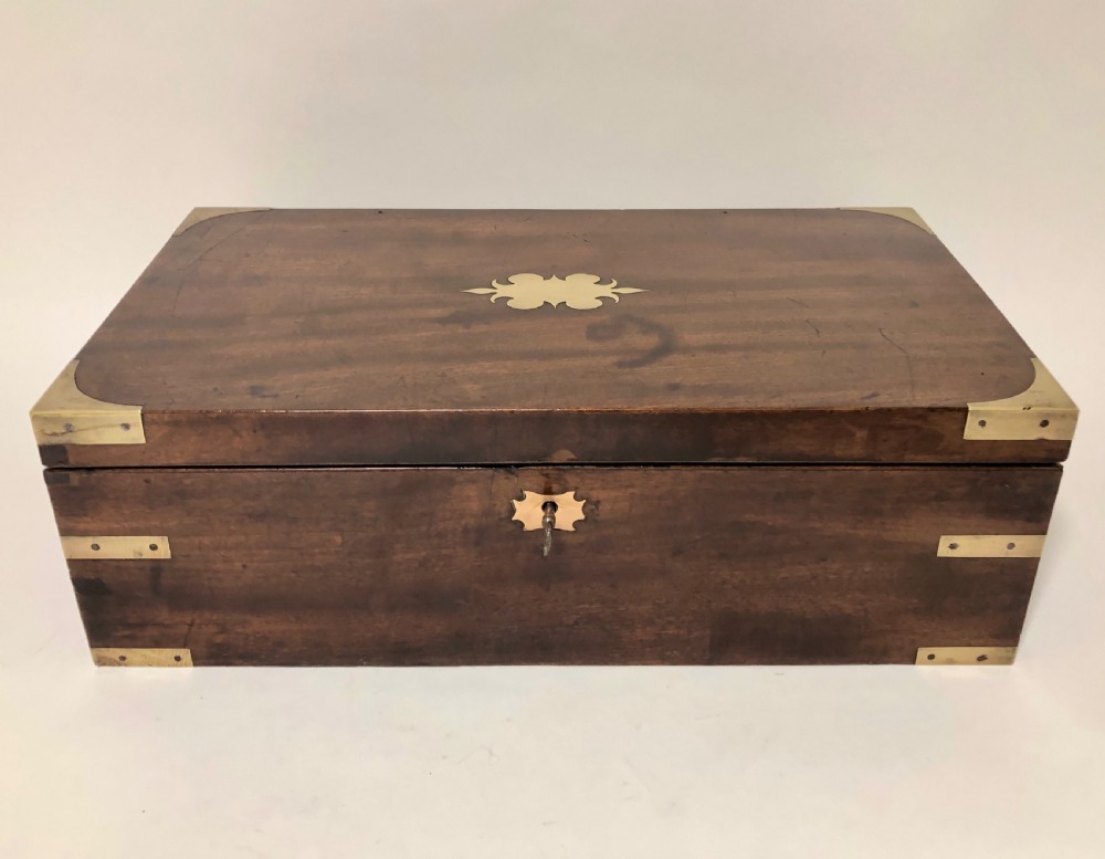 Victorian Mahogany Writing Slope with Secret Drawers View II