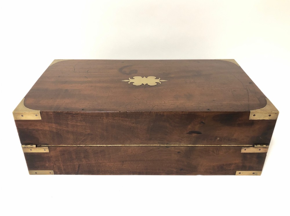 Victorian Mahogany Writing Slope with Secret Drawers View V
