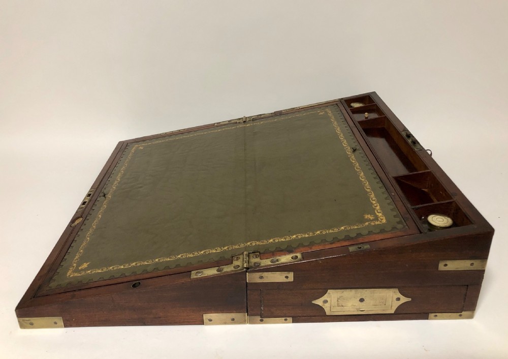 Victorian Mahogany Writing Slope with Secret Drawers View VIII