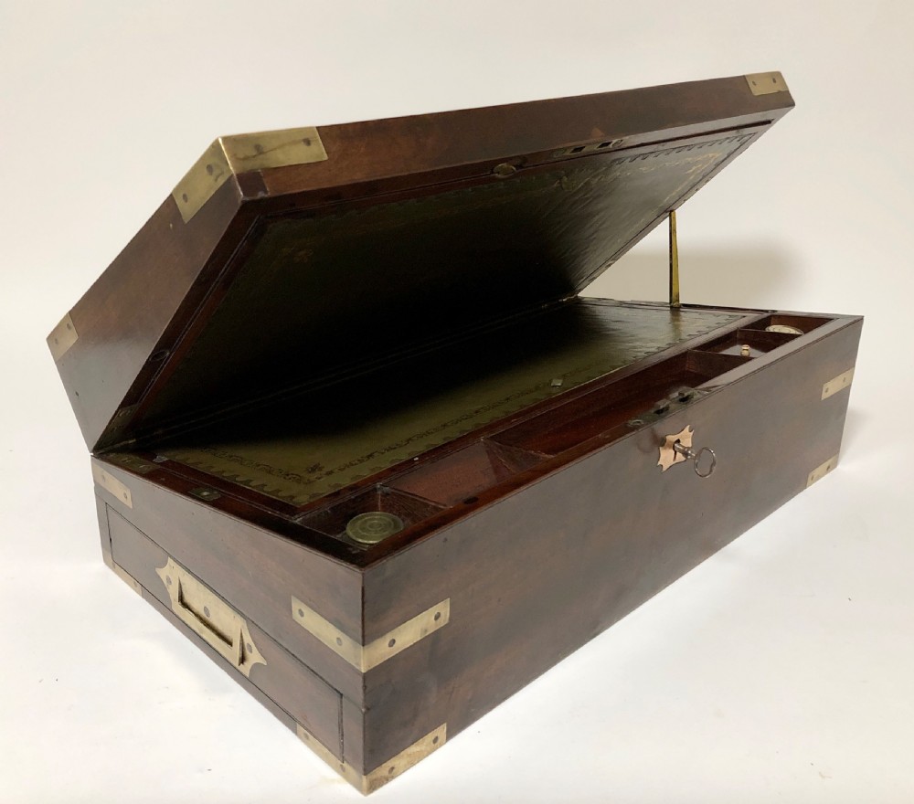Victorian Mahogany Writing Slope with Secret Drawers View X