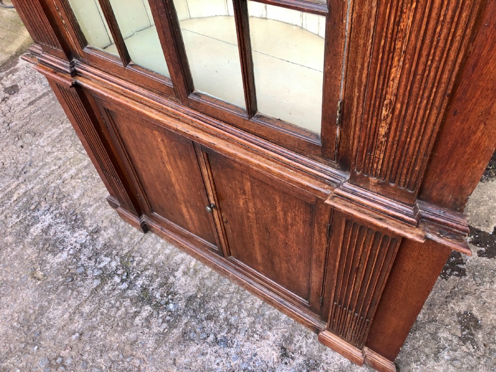 18th Century Oak Barrel Back Corner Cupboard View XXVI